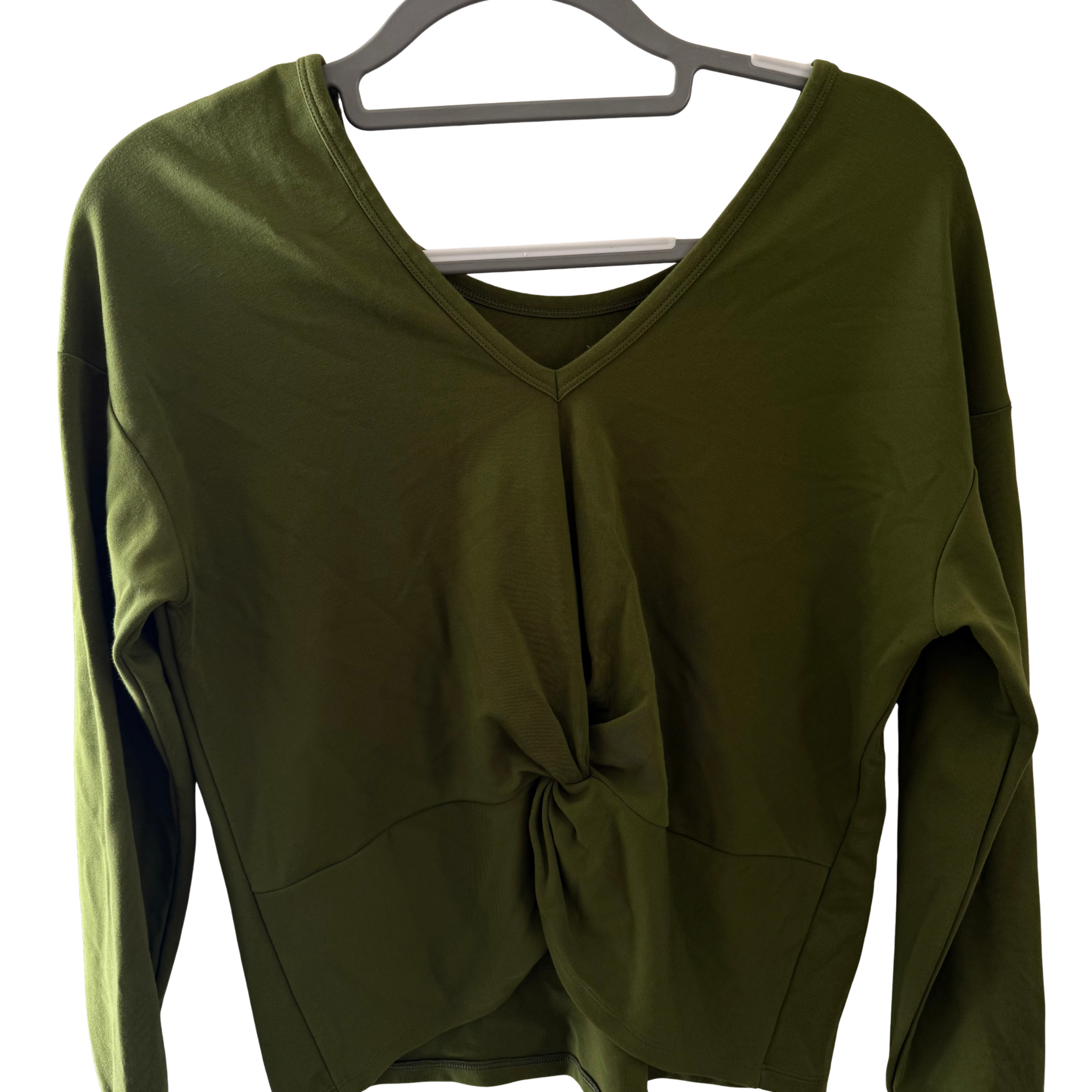 Women's green long sleeve