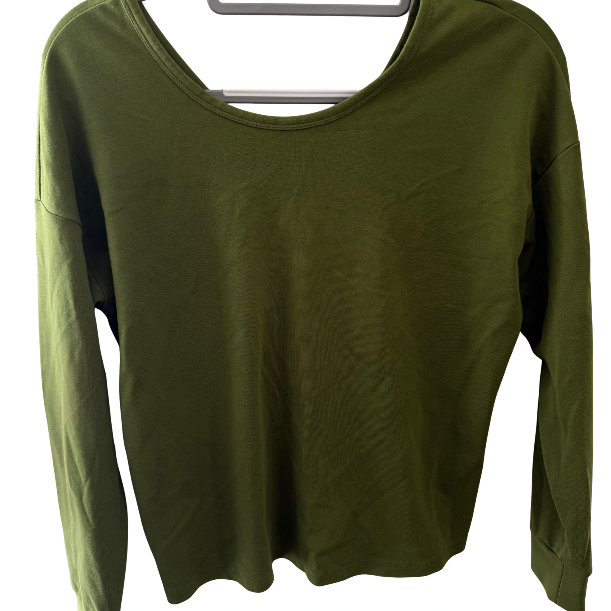 Women's green long sleeve